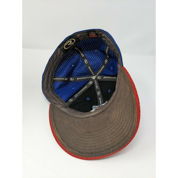 System Five 400 Baseball Hat Cap Size 3 Red Horse Horseshoe Embroidered Logo - Picture 8 of 10